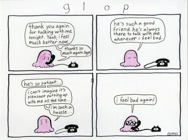 Glop phone comic