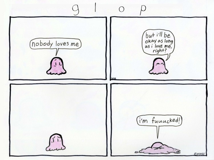 Glop depression comic