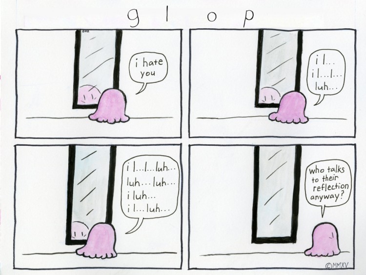 Glop mirror comic