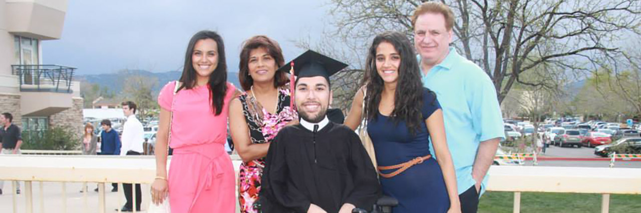 Don't Treat Adults With Disabilities Like Children Joe with his family.