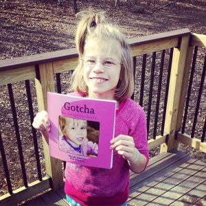 10 year old Mariah who was born in Kharkiv Ukraine and now lives with her family in the U.S.