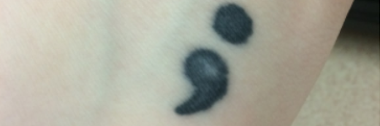 How My Semicolon Tattoo Shows Me Perfection in Recovery Isn't the Goal semicolon tattoo
