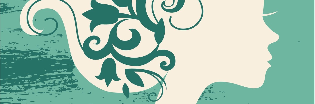 Accepting Childhood so I Can Move Forward in Eating Disorder Recovery Beautiful woman silhouette