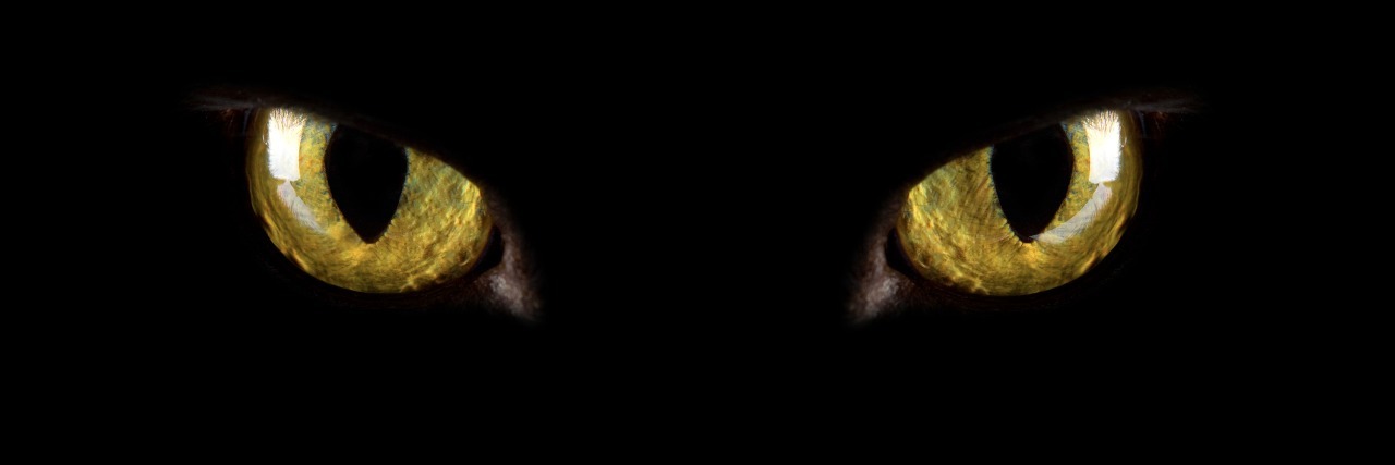 The 'Guilt Monster' of Chronic Illness Monster eyes.