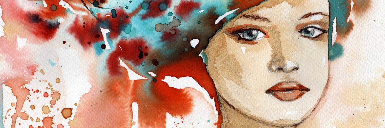 How I Reconciled With Having Depression for Life red woman