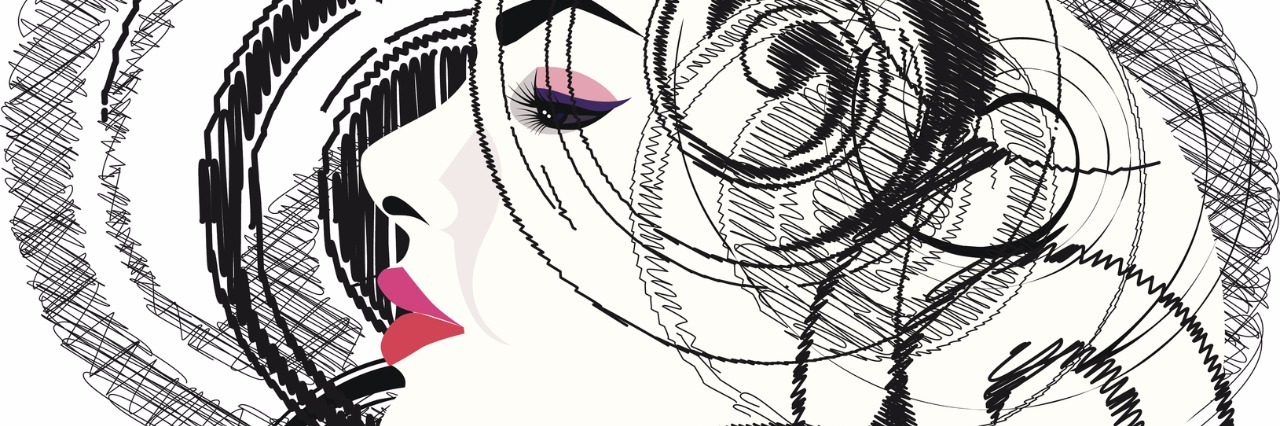 Experiencing Psychosis Is Not a Choice in Behavior Beautiful woman sketch