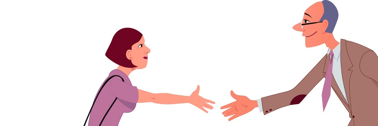 Confessions of a PTA Mom With Mental Illnesses Woman with a little girl meets a teacher