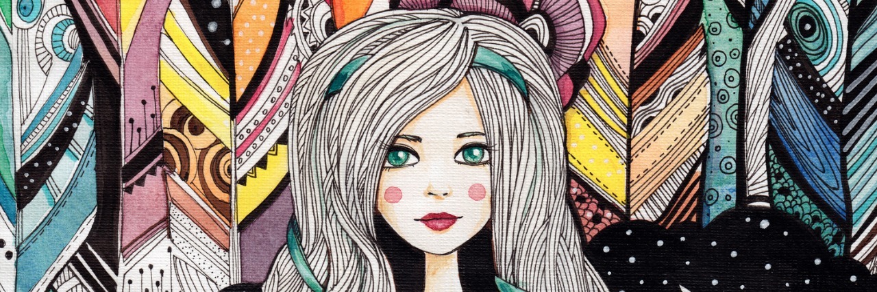 What Chronic Kidney Disease Taught Me About My Life Drawing watercolor beautiful girl with star on abstract background with feathers