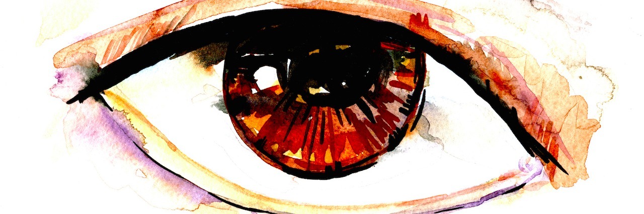 10 Reasons Why I Can’t Just 'Get Over' PTSD watercolor eye
