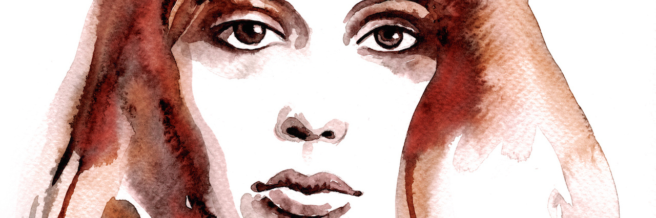 What It's Like to Be Psychotic an illustration of a face