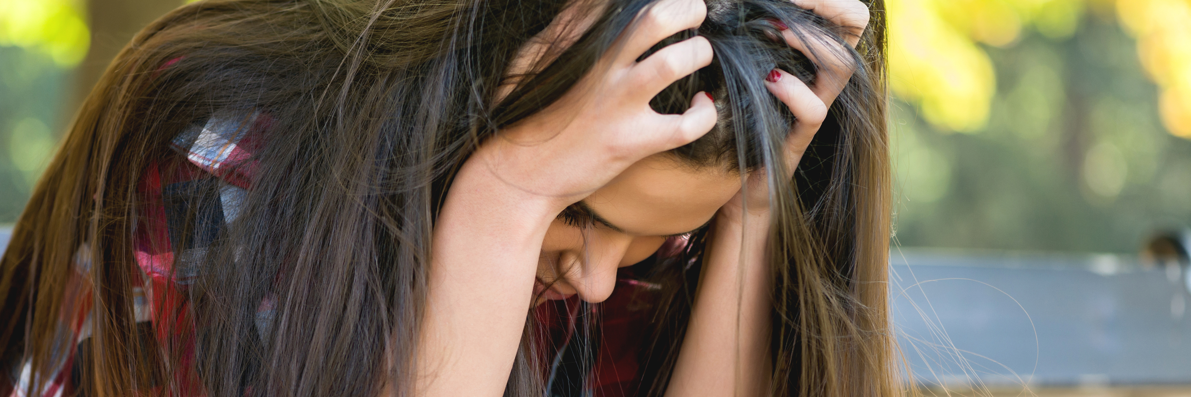 Five Minutes of My Waiting Room Anxiety upset nervous stressed woman sitting on bench