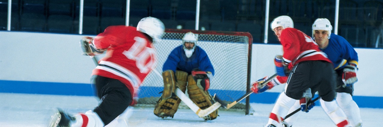 ice hockey game