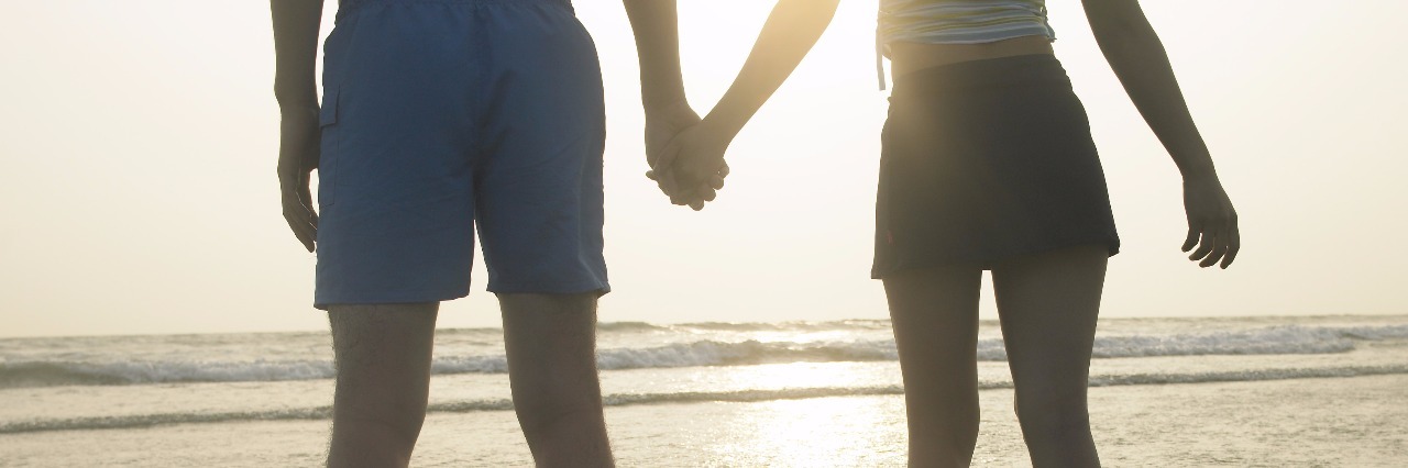 Learning to Navigate a New Relationship When One Person Has Depression holding hands