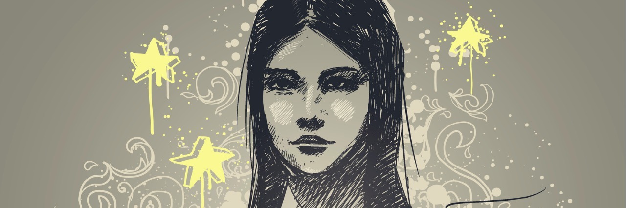 Setbacks Are Part of Mental Illness Recovery Glamour model portrait