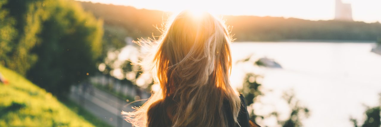 Letter to Past Self About Fighting Borderline Personality Disorder woman's back