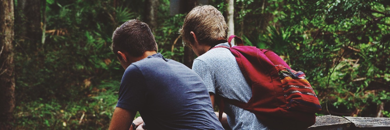 What Not to Say to a Person With Depression and Anxiety two men standing in nature supportive depression