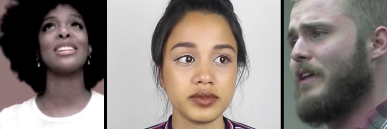 Poets Who Writes About Mental Illness split screen of three poets