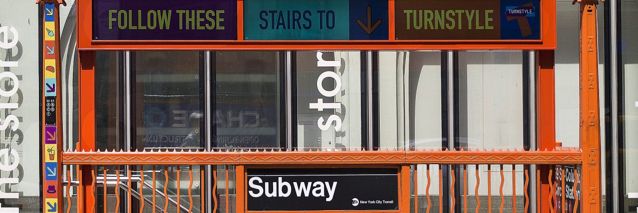 New York City Subway Sued Over Lack of Disability Access New York City subway entrance with no elevator is inaccessible to people with disabilities.