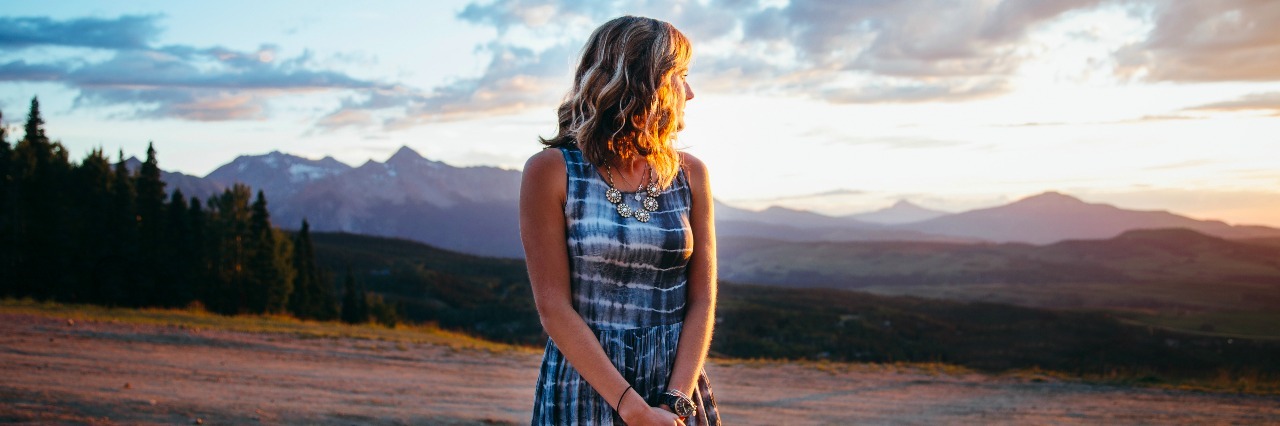 Learning to Be a Parent After Traumatic Upbringing woman in nature