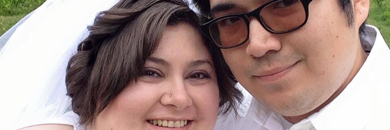 How My Fear of Abandonment Affects My Marriage wedding day couple