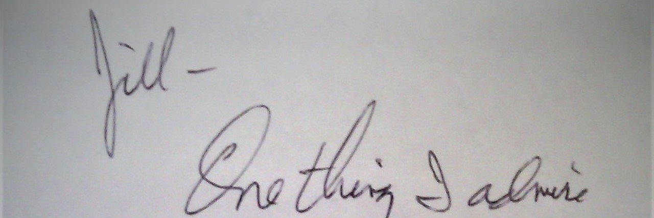 When Even Happiness Doesn't Stop You From Feeling Suicidal note from therapist