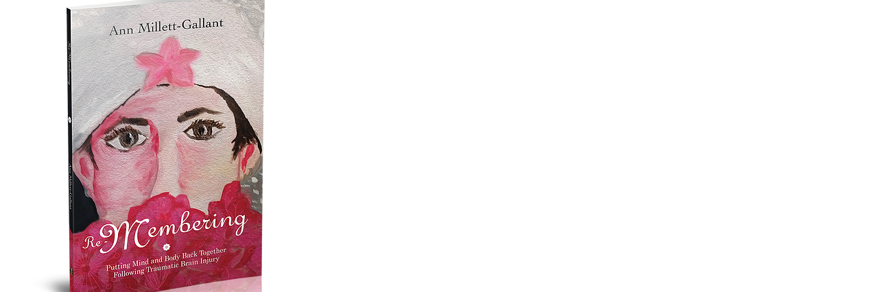 Memoir Re-Membering Explores Healing Through Art After Brain Injury Re-Membering by Ann Millett-Gallant book cover.