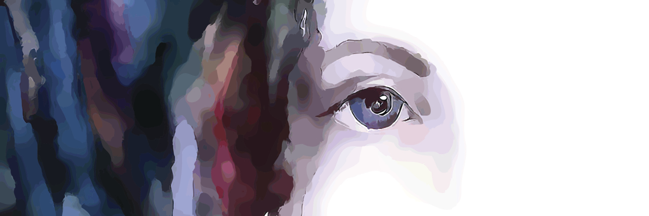 Why Avoidance Was Actually Harmful for My Social Anxiety Inside view, Illustration for book, eye, sea waves, the void and the hope.