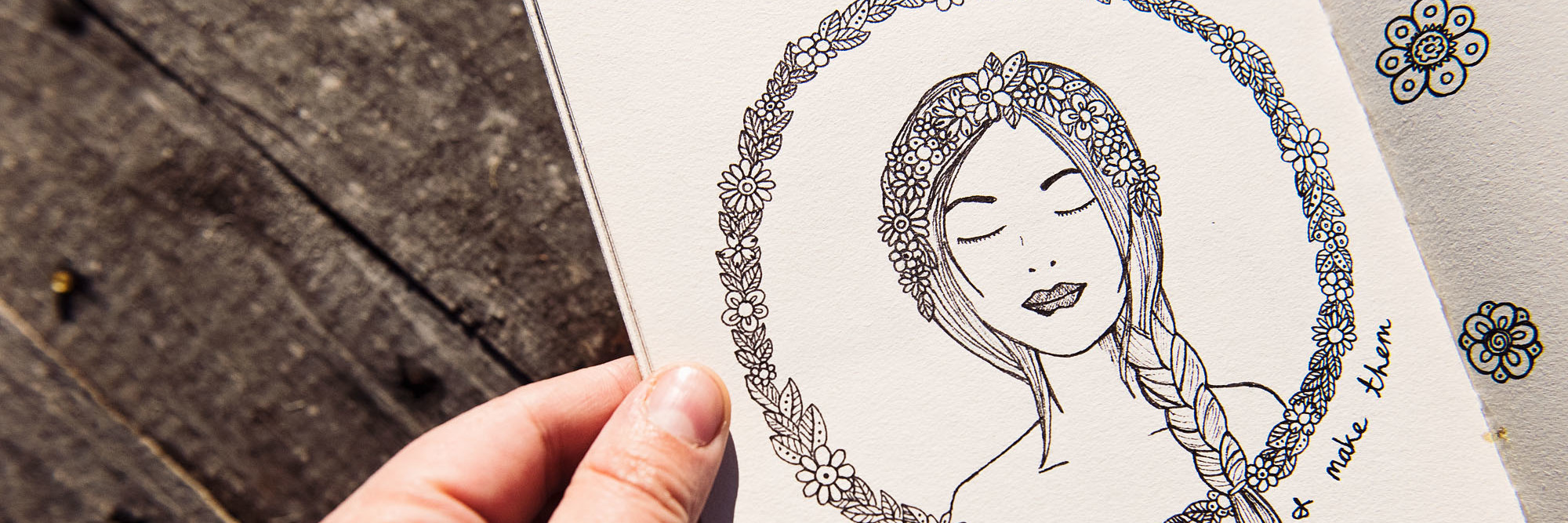 13 Observations I Made After Being Hospitalized for My Mental Health woman holding drawing of woman's face