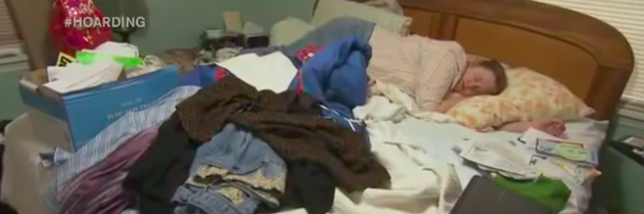 Why I'm Angry at 'Hoarding: Buried Alive' Portrayal of Chronic Fatigue screenshot of hoarding buried alive