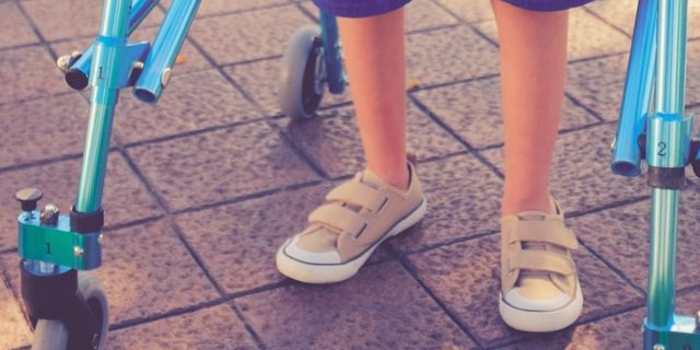 Someone Stole My Daughter's Walker child using walker