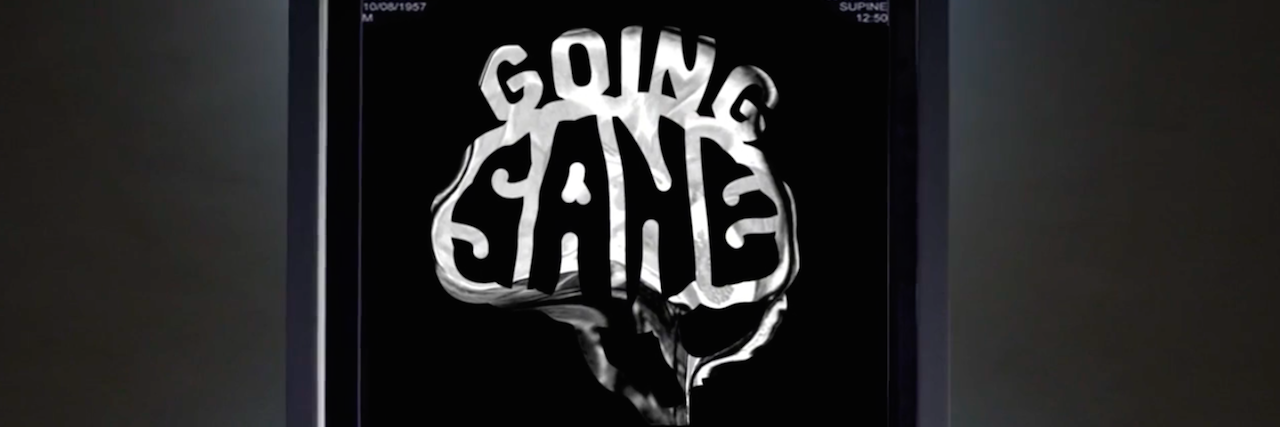 A screenshot from the "Going Sane" documentary
