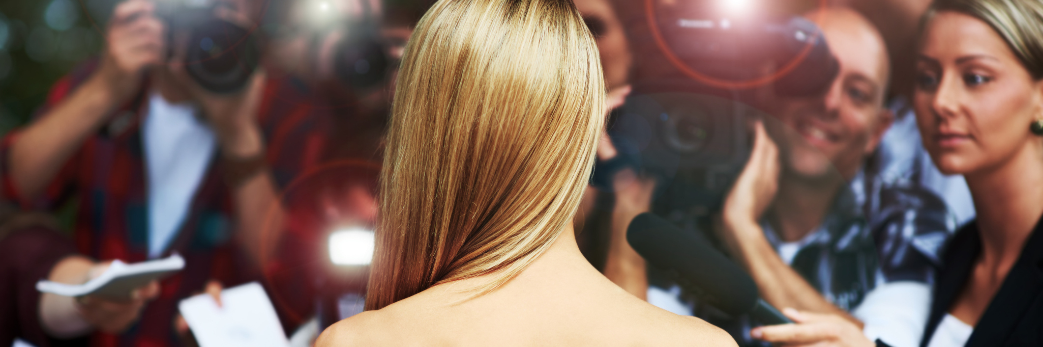 Fighting and Being Strong With Lyme Disease woman being photographed by paparazzi