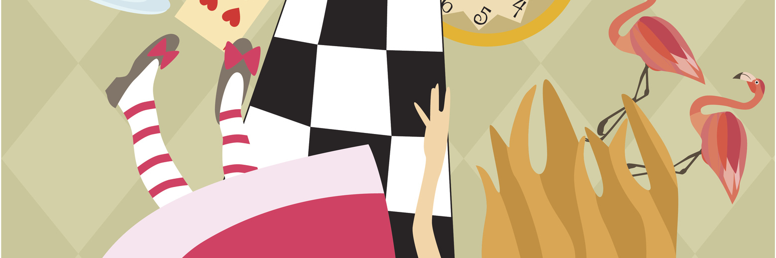 My Anxiety Makes Me Feels Like I'm 'Falling Down the Rabbit Hole' Tea Party on the theme of Alice in Wonderland