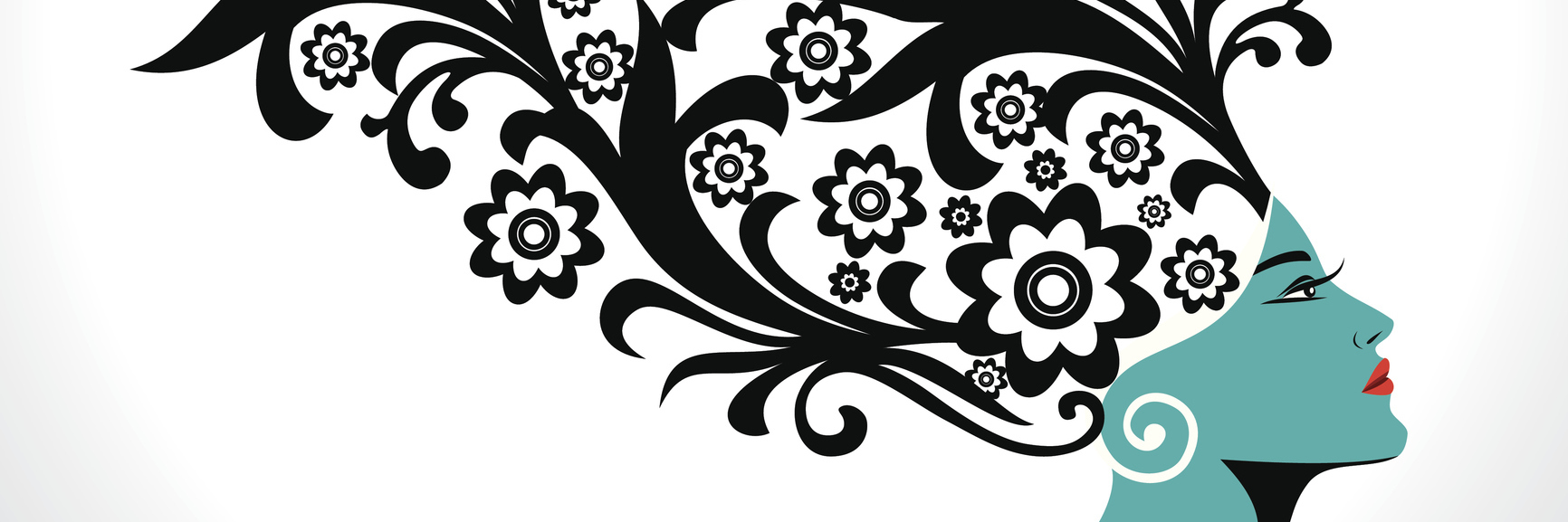 What Freedom in Eating Disorder Recovery Would Look Like Beautiful fashion women with floral pattern hair