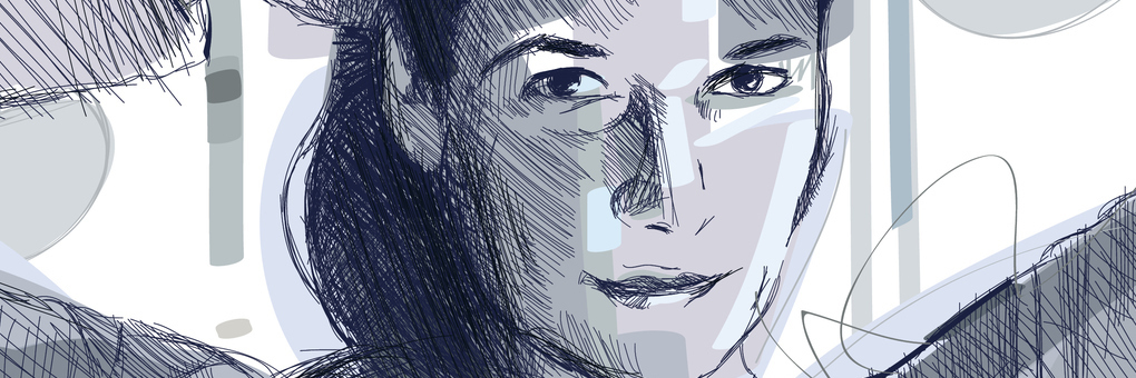 Why I Depend on Liquid Foundation, as Someone With Dermatillomania This vector image show a young woman; better for white backgrounds; big JPG including (350dpi); no opening paths; with gradients; drawn with tablet