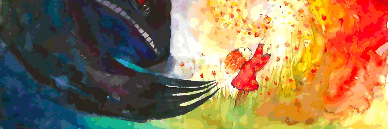 How I'm Learning Self-Compassion in Eating Disorder Recovery Little fairy playing with flowers. Illustration for your design.