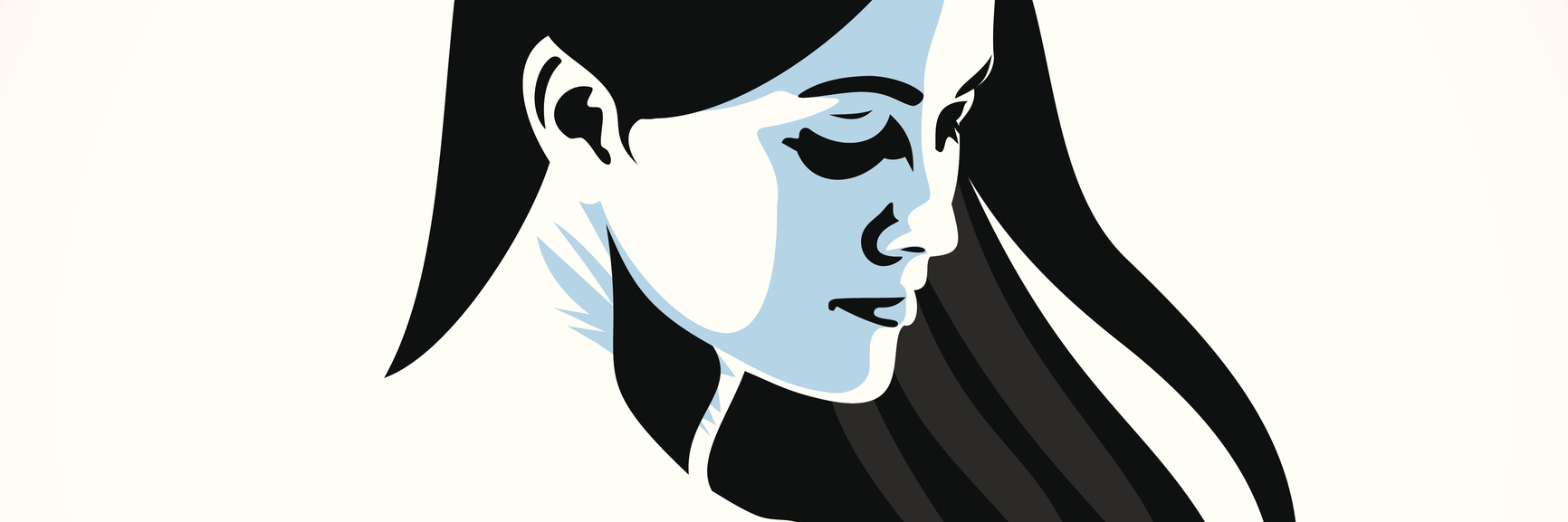 Why You Shouldn't Compare Cold/Flu Symptoms to Chronic Illness illustration of woman looking over her shoulder