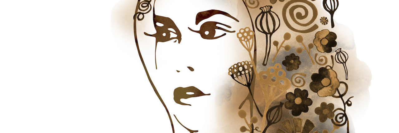 What It's Like to Have Anxiety and OCD water color woman