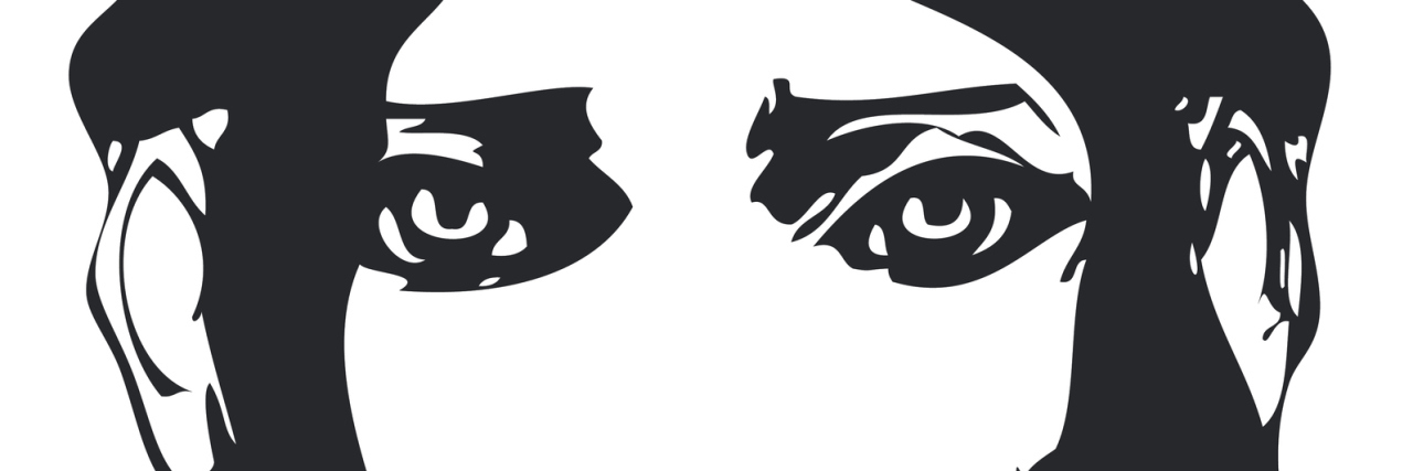 What I Want You to Know About My Body Dysmorphic Disorder Black and white hand-drawn woman portrait sketch.