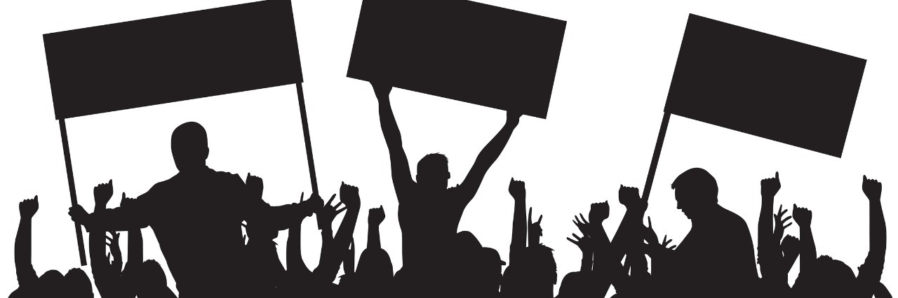 What to Do for Arthritis Awareness Month Without Spending Money Protest people crowd silhouette.