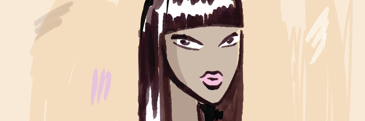 5 Tools in My Toolbox That Help Me Fight My Illness African American woman, drawn.