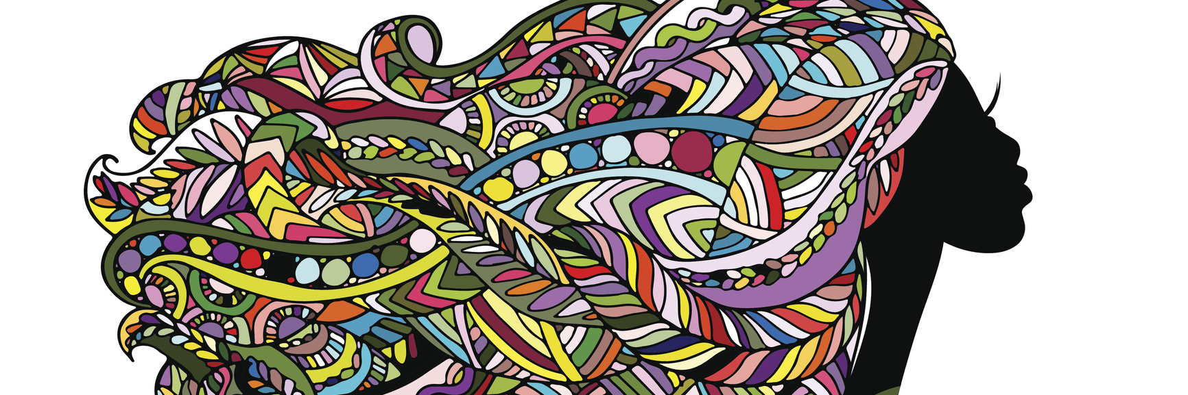 Feeling Incomplete, Not Finishing School on Time With Chronic Illness woman with long flowing colorful hair