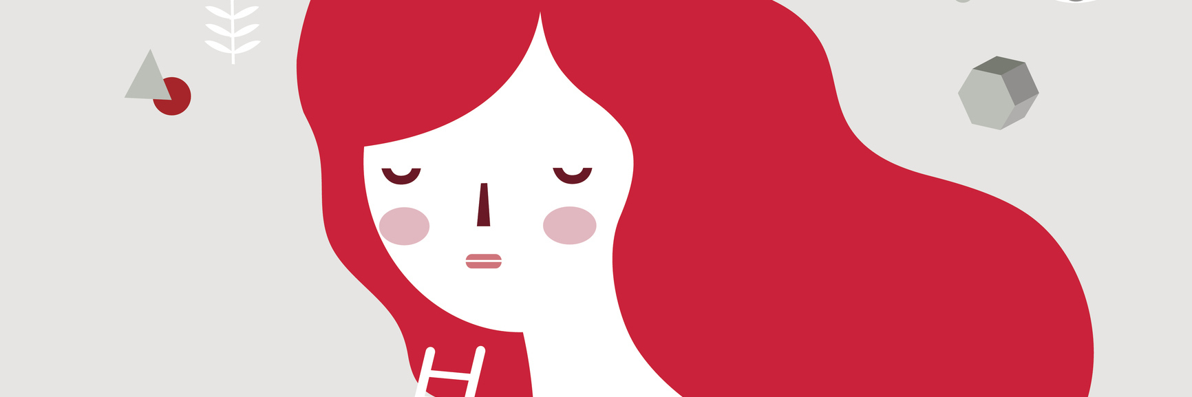 What Is Functional Neurological Disorder? Vector illustration of a girl on psychotherapy. Dream Head. Psychology illustration.