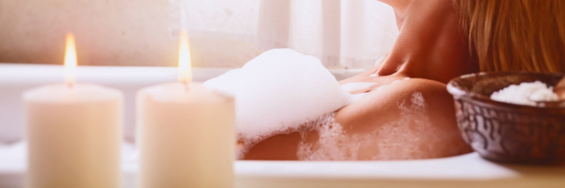 When Self-Care Becomes Self-Destructive Pretty woman relaxing in bathtub, spending peaceful time in a luxury spa resort, enjoying body treatment and hygiene procedure