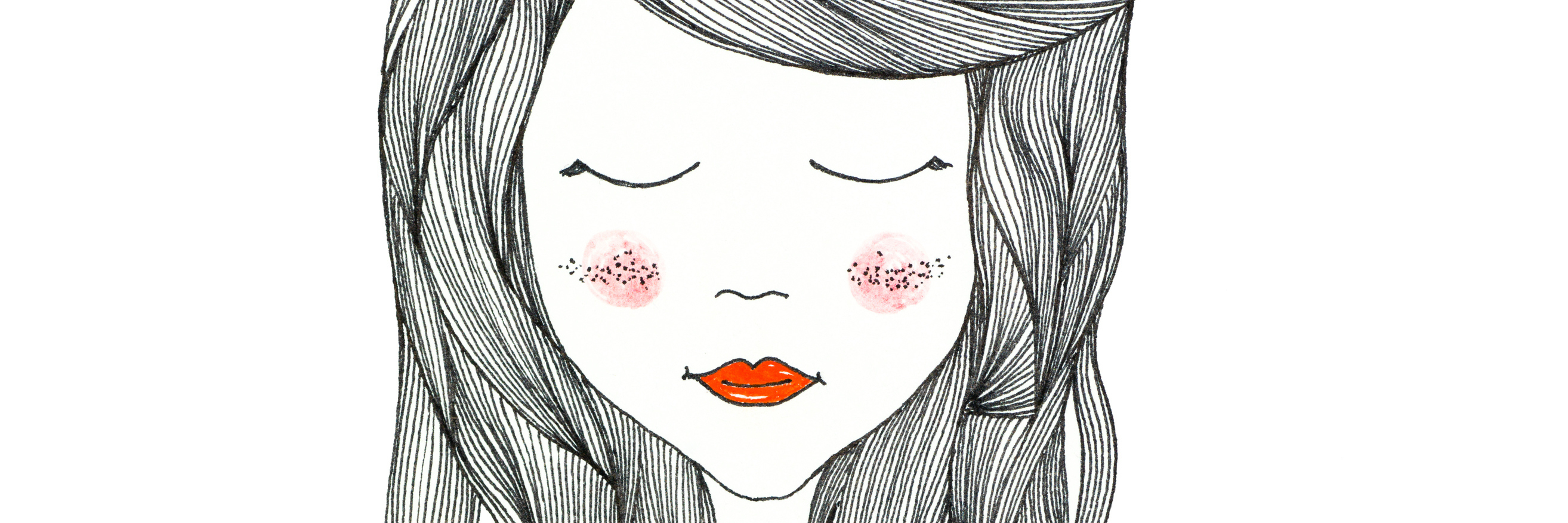 Why My Trichotillomania Wasn't Taken Seriously watercolor illustration of girl dreaming of sweet tea on a sunny day