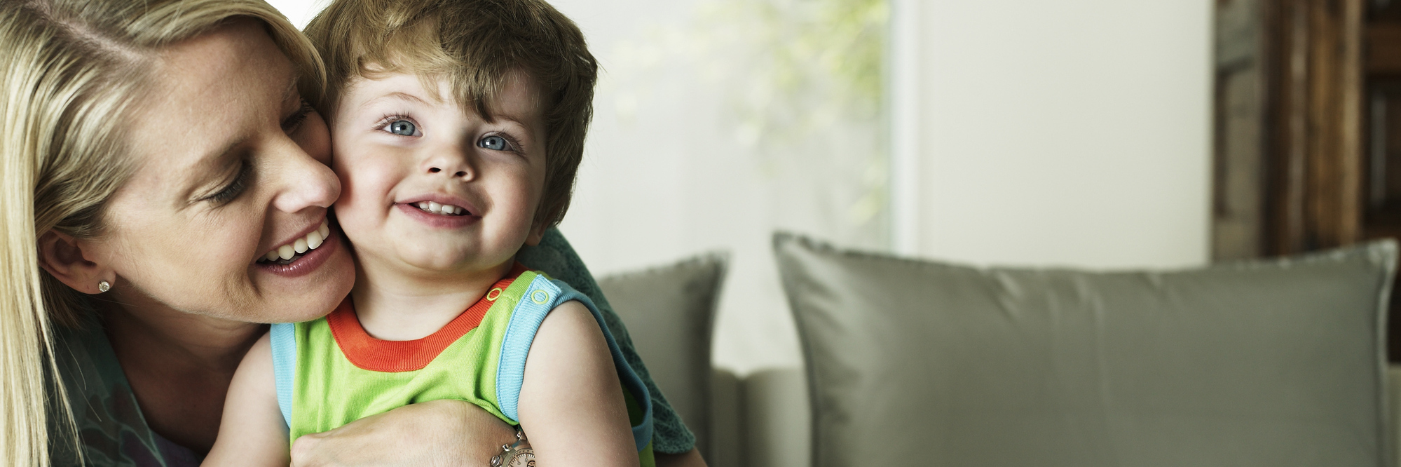 Not Wanting to Change Life With Multiple Sclerosis mother hugging young son