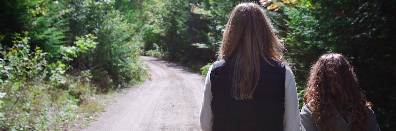 A Letter to My Daughter, From Your Trauma-Recovering Momma A mother and daughter walking through the woods