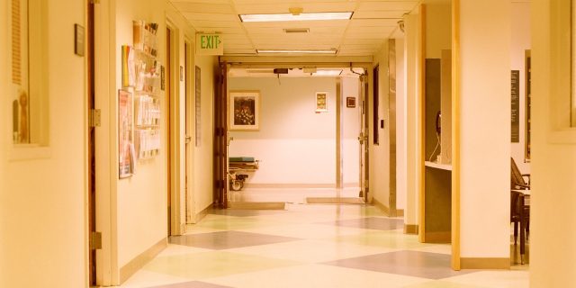 When I Met a Baby With the Same Rare CHD as My Daughter's Hospital hallway