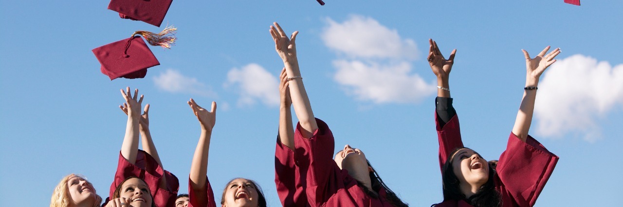 Lyme Disease: Celebrating Accomplishments During Graduation Season graduates throwing their caps in the air