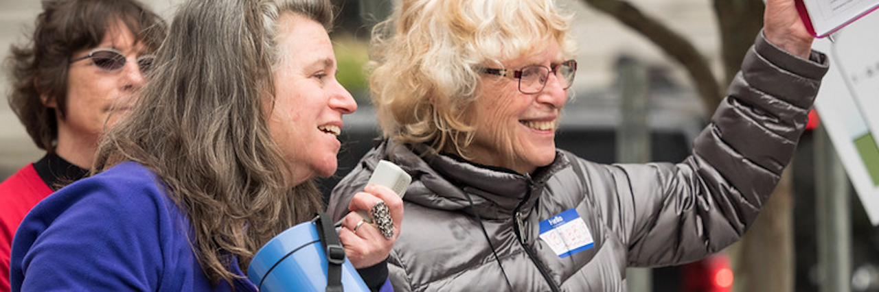 Mother and Daughter Fighting For ME/CFS Awareness